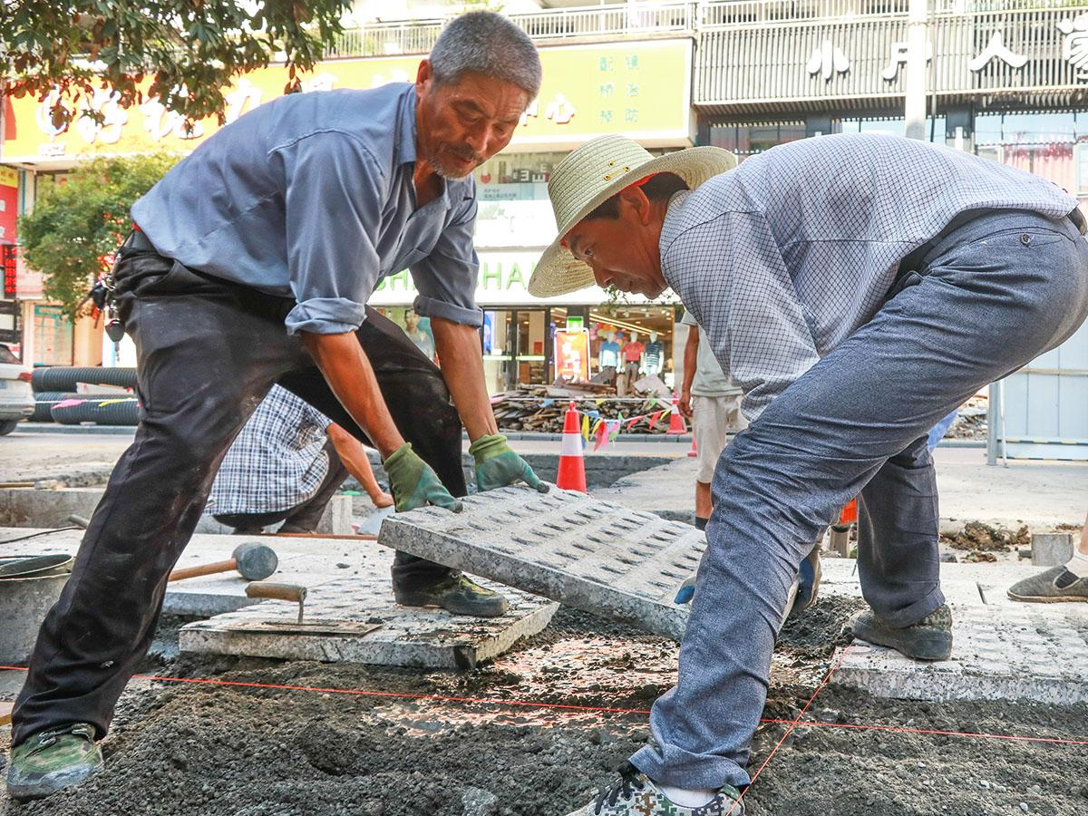 人民路改造工程快速推进
